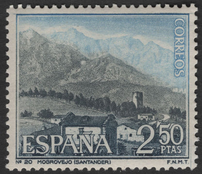 SCG11778 - Spain Scenic Landscapes Definitive Pair – Zamora Bridge & Mogrovejo (1960s)