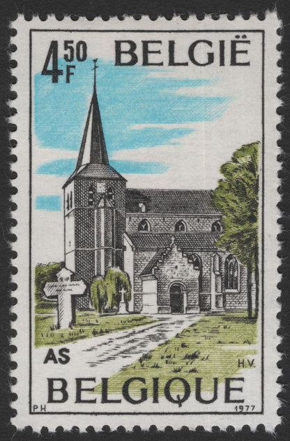 SCG11738 - Belgium 1977 Architectural Heritage – Gembloux Castle & Church Pair