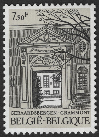 SCG11739 - Belgium 1982 Historic Town Architecture Pair – Dendermonde & Geraardsbergen