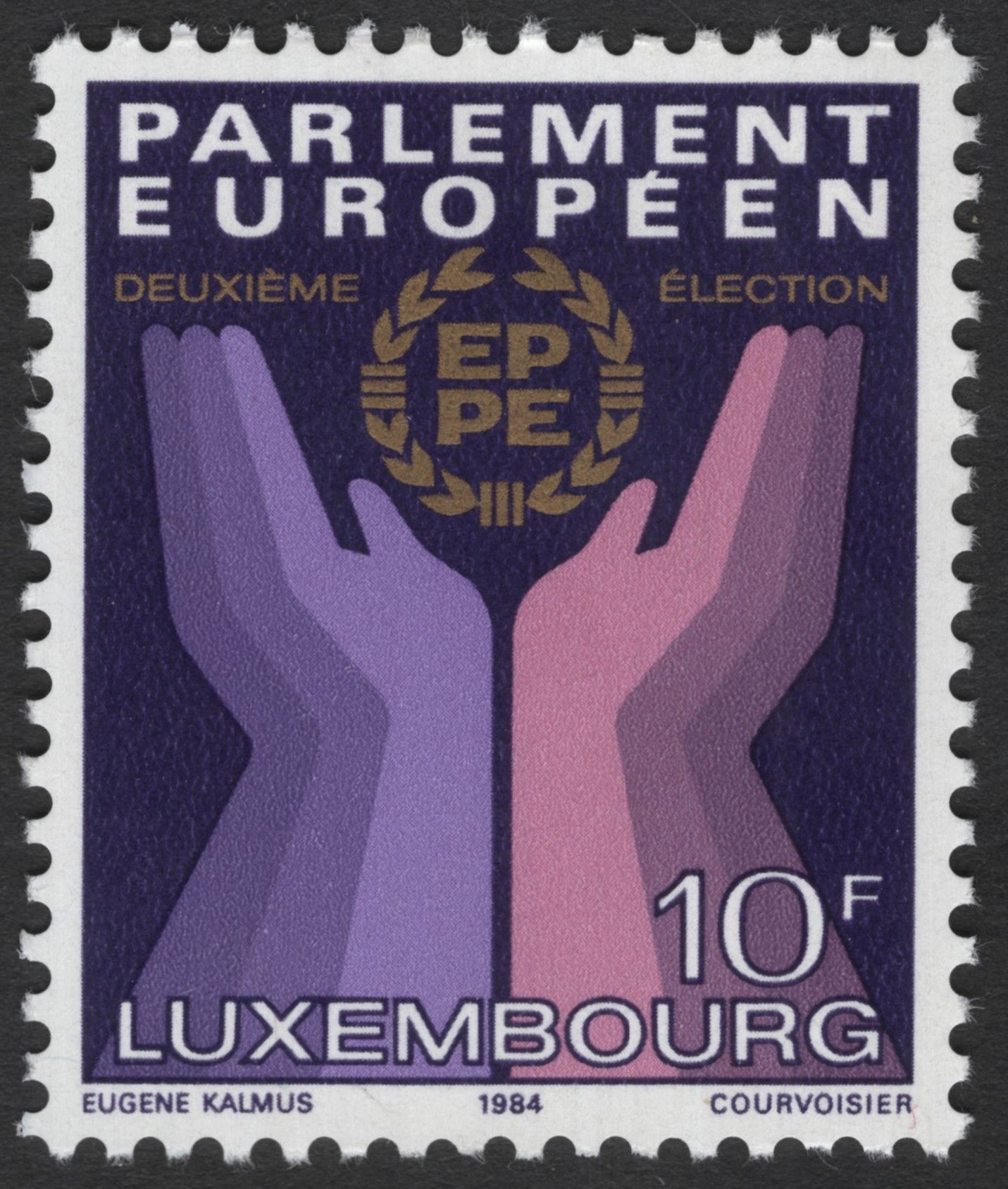 SCG12063 - Luxembourg 1984 European Parliament Second Election – Hands of Democracy