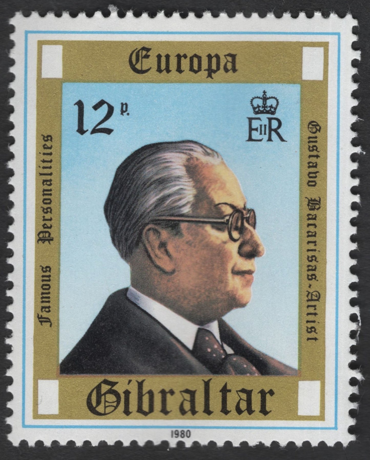 SCG12052 - Gibraltar 1980 Europa – Juan Negrón Vallés (12p)