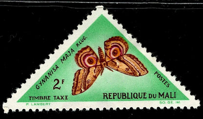 SCG103 Mali Triangular Moth Stamp Set – Timbre Taxe Collection (MLH)