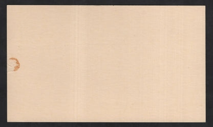 SCG13690 - United States Jefferson Postal Card – 1¢ Green Revalued to 2¢ (P.O. Dept. Overprint)