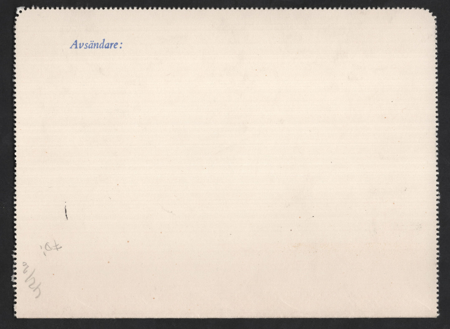 SCG13674 - Sweden 40 Öre Kortbrev Postal Card – Göteborg Cancellation (1964)