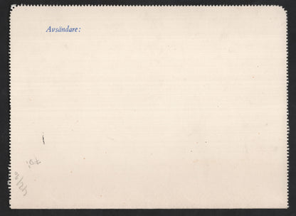 SCG13674 - Sweden 40 Öre Kortbrev Postal Card – Göteborg Cancellation (1964)