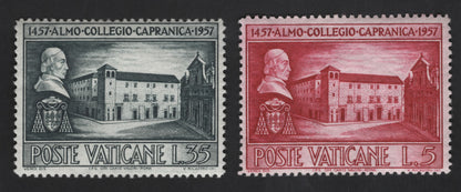SCG13137 - Vatican City 1957 – Almo Collegio Capranica 500th Anniversary Commemorative Stamps