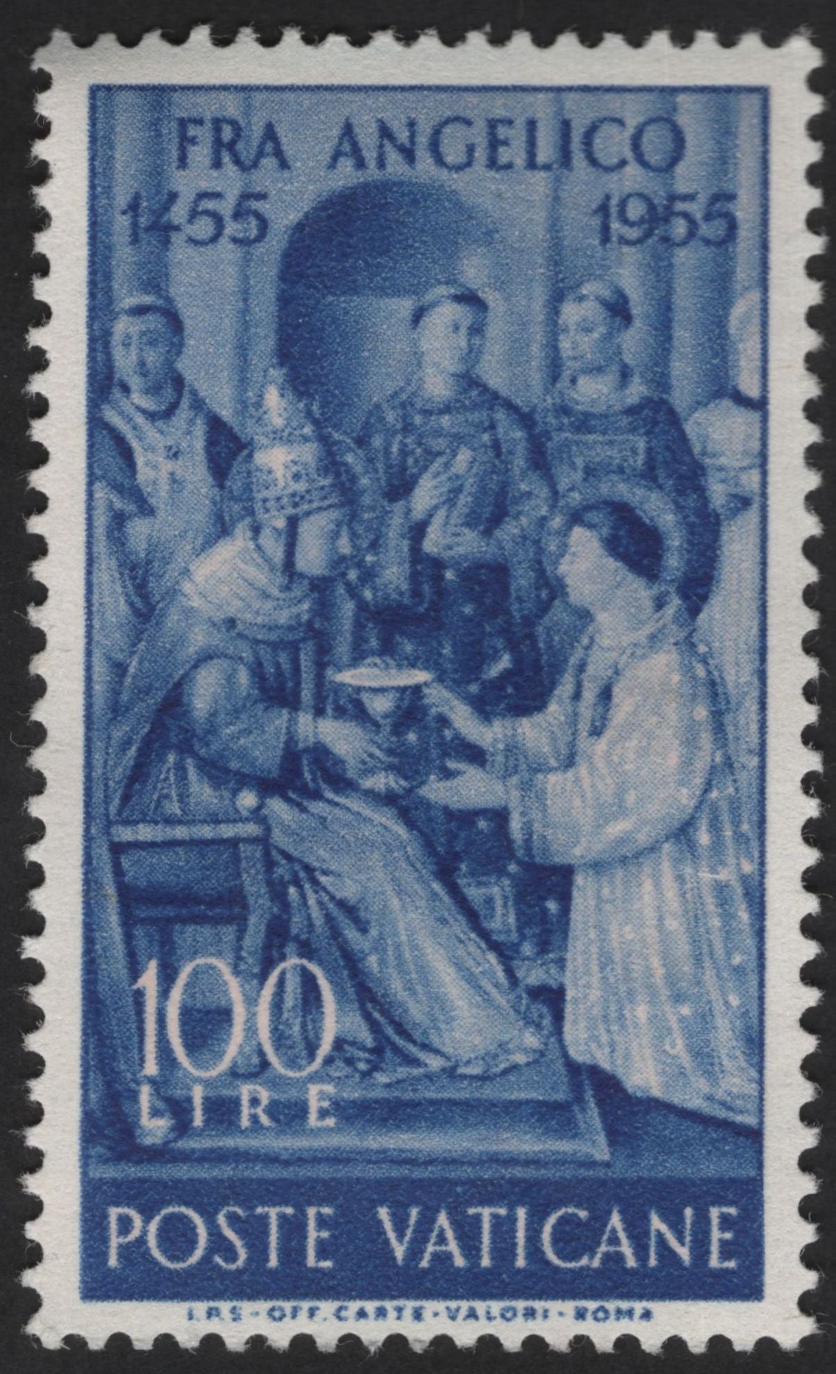 SCG13199 - Vatican City 1955 Fra Angelico Art Commemorative Stamp Set