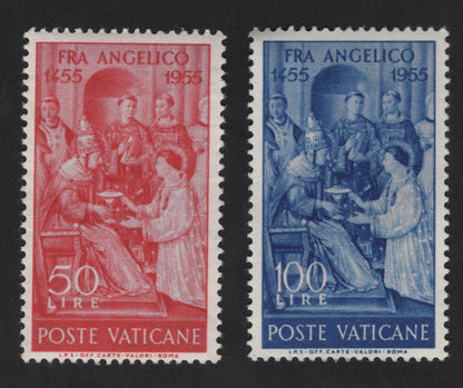 SCG13199 - Vatican City 1955 Fra Angelico Art Commemorative Stamp Set