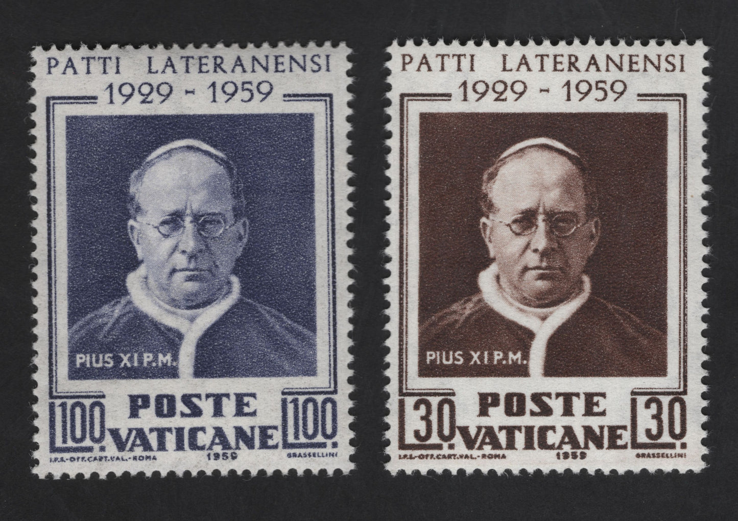 SCG13200 - Vatican City 1959 – 30th Anniversary of the Lateran Treaty (Pope Pius XI)