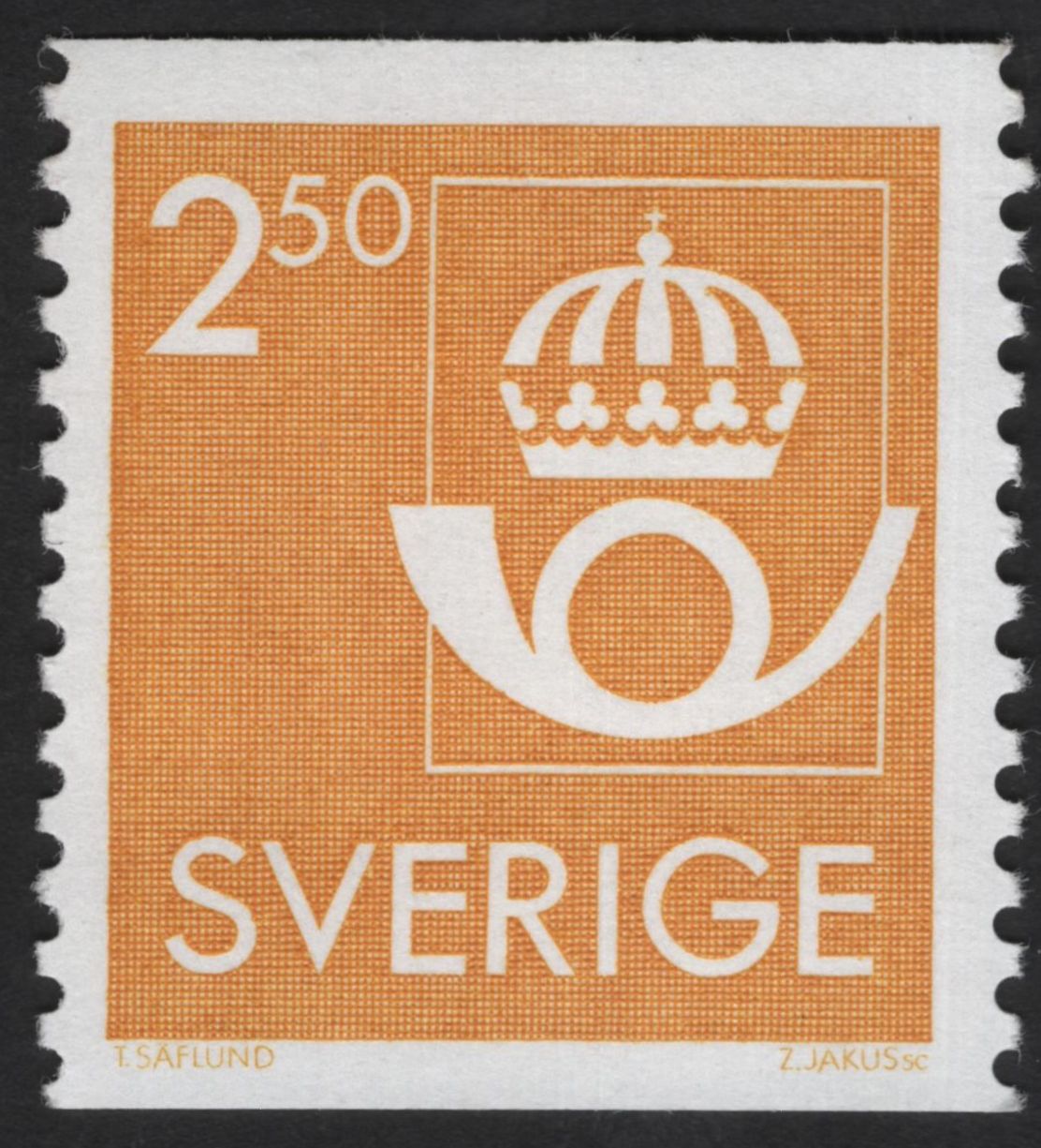 SCG13195 - Sweden – Post Horn with Crown Definitive Stamps (Sverige)