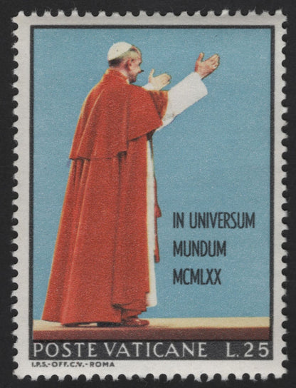 SCG13205 - Vatican City 1970 In Universum Mundum World Mission Series Stamps