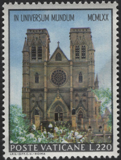 SCG13206 - Vatican City 1970 In Universum Mundum Churches Commemorative Stamps