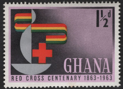 SCG13202 - Ghana 1963 Red Cross Centenary Commemorative Stamps