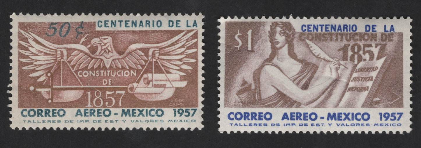 SCG13254 - Mexico 1957 Airmail – Centenary of the Constitution of 1857