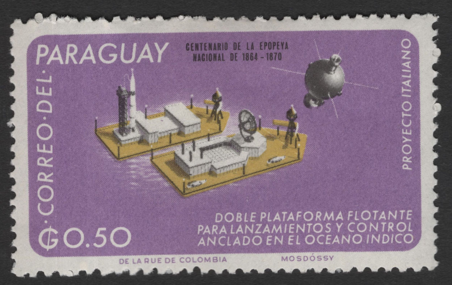 SCG11839 - Paraguay – Scientific Innovation & Aviation Commemoratives (Centenario de la Epopeya Nacional 1864–1870 Issue)