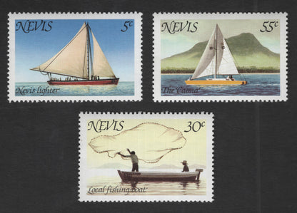 SCG11836 - Nevis Traditional Boats Series (Lighter, Caona, Local Fishing Boat)