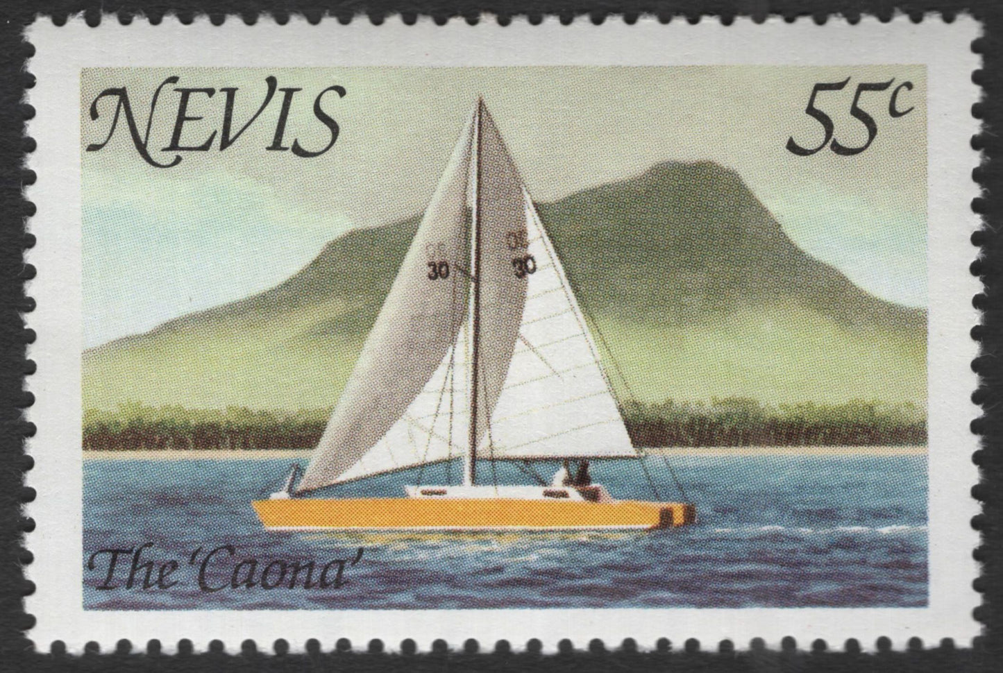 SCG11836 - Nevis Traditional Boats Series (Lighter, Caona, Local Fishing Boat)