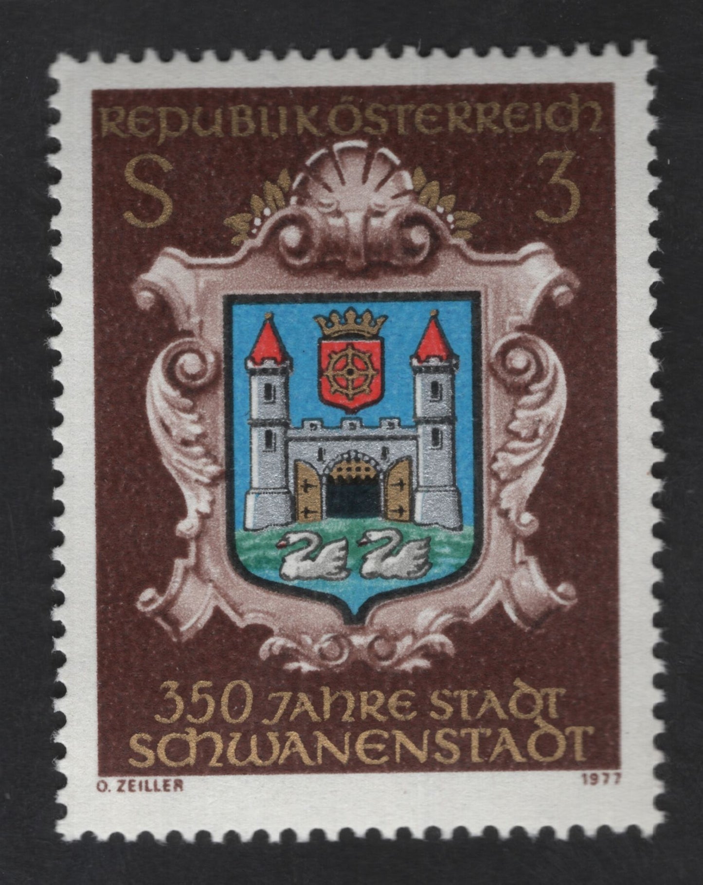 SCG13584 - Austria 1977 – 350 Years of Schwanenstadt (City Anniversary)