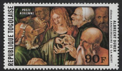 SCG13074 - Togo 1978 – Albrecht Dürer 450th Death Anniversary Airmail Set (90F & 200F)