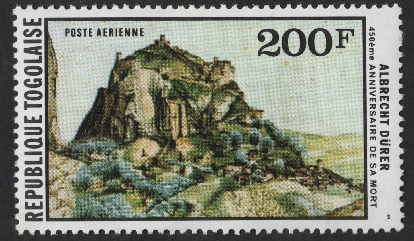 SCG13074 - Togo 1978 – Albrecht Dürer 450th Death Anniversary Airmail Set (90F & 200F)
