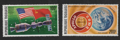 SCG13075 - Togo 1975 – Apollo–Soyuz Test Project Airmail Set (100F & 200F)