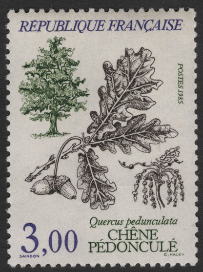 SCG11846 - France 1985 Native Forest Trees Definitive Set