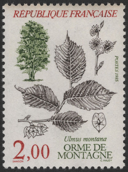 SCG11846 - France 1985 Native Forest Trees Definitive Set