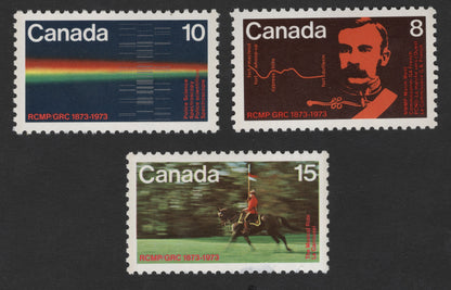 SCG11848 - Canada – 1973 Royal Canadian Mounted Police (RCMP) Centennial Stamp Set