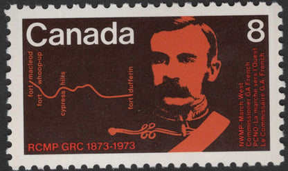 SCG11848 - Canada – 1973 Royal Canadian Mounted Police (RCMP) Centennial Stamp Set