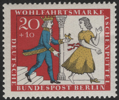 SCG13079 - Germany (Berlin) 1967 – “Aschenputtel” (Cinderella) Welfare Stamp Set