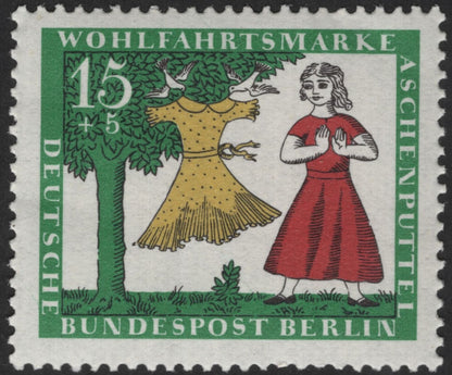 SCG13079 - Germany (Berlin) 1967 – “Aschenputtel” (Cinderella) Welfare Stamp Set