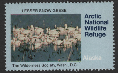 SCG11851 - Alaska Wilderness Landscapes & Wildlife Conservation Labels Set