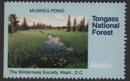 SCG11851 - Alaska Wilderness Landscapes & Wildlife Conservation Labels Set