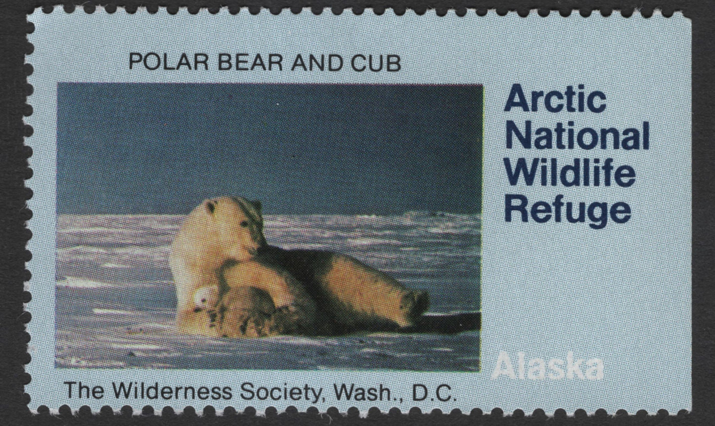 SCG11851 - Alaska Wilderness Landscapes & Wildlife Conservation Labels Set