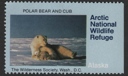 SCG11851 - Alaska Wilderness Landscapes & Wildlife Conservation Labels Set