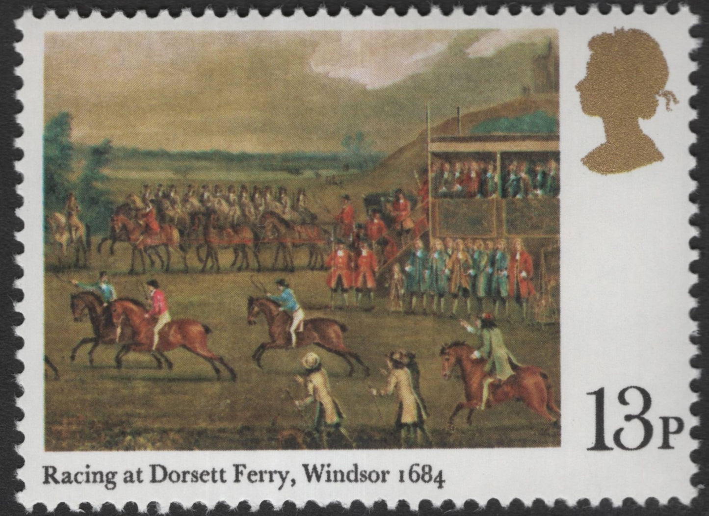 SCG11852 - United Kingdom 1979 Historic Horse Racing Paintings (Set of 4)
