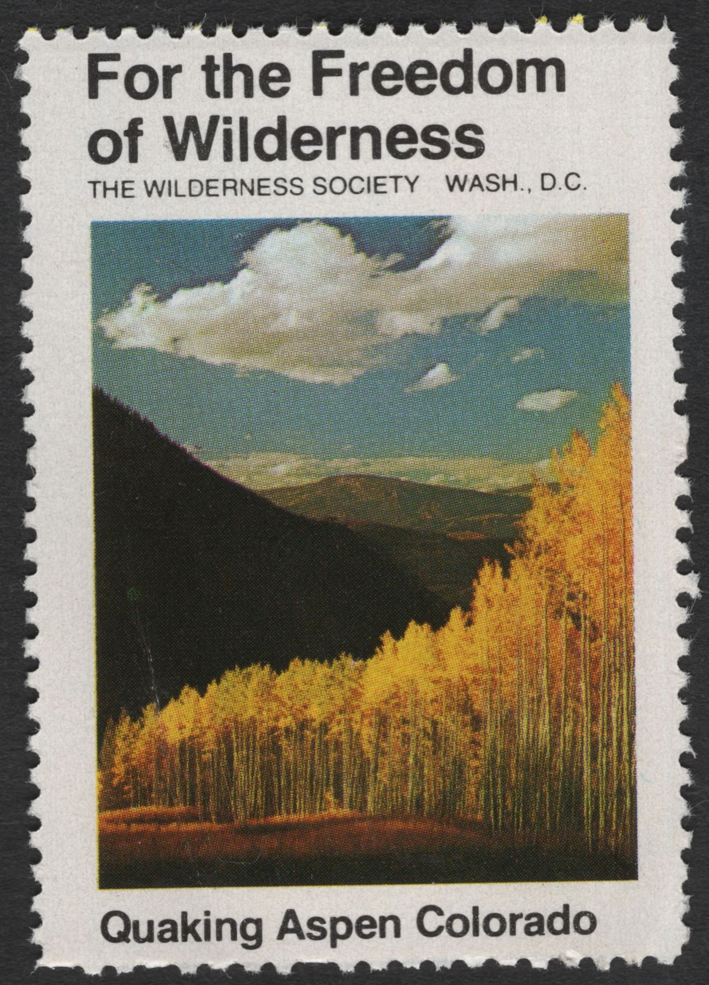 SCG11849 - USA – “For the Freedom of Wilderness” Scenic Conservation Poster Stamp Set
