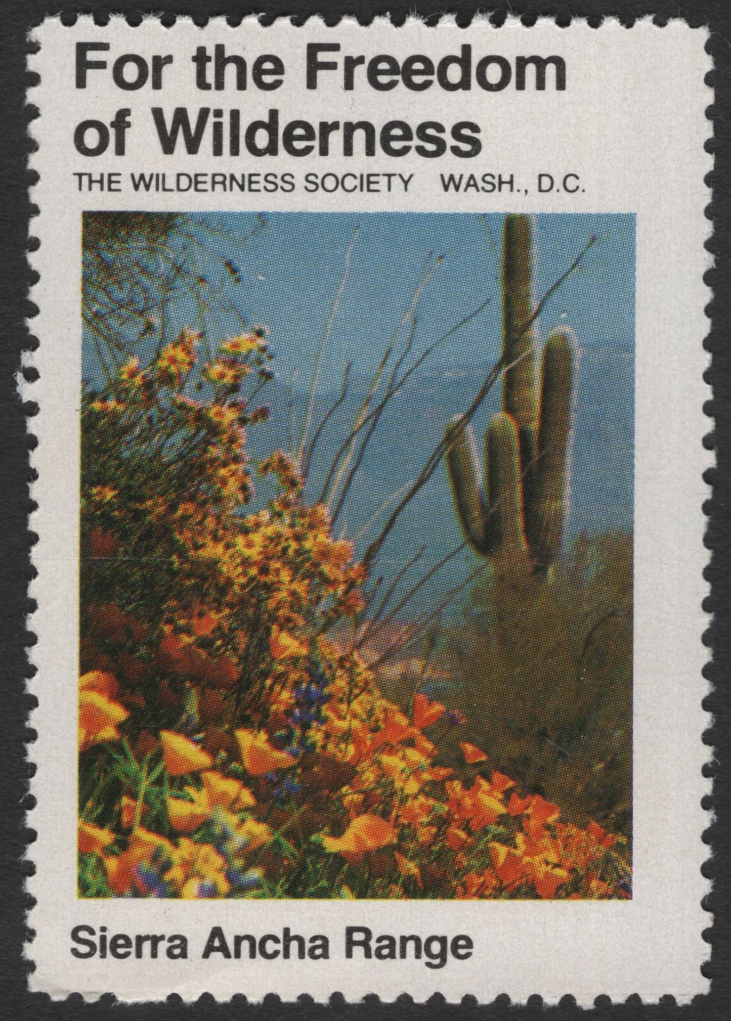 SCG11849 - USA – “For the Freedom of Wilderness” Scenic Conservation Poster Stamp Set