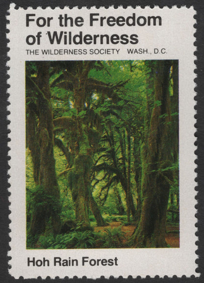 SCG11849 - USA – “For the Freedom of Wilderness” Scenic Conservation Poster Stamp Set