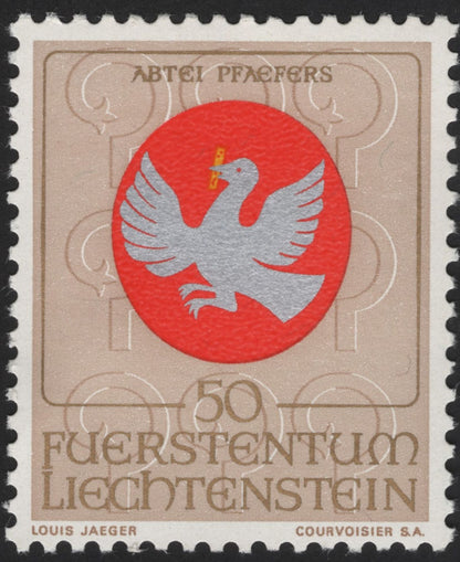 SCG13084 - Liechtenstein 1967 Chur Ecclesiastical Seals – 30 Rp, 50 Rp & 150 Rp Set