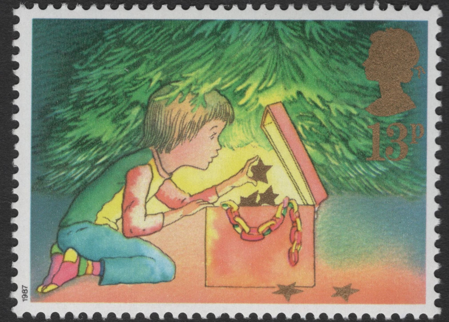 SCG11857 - United Kingdom 1987 Christmas – Children’s Festive Story Illustrations (Set of 4)