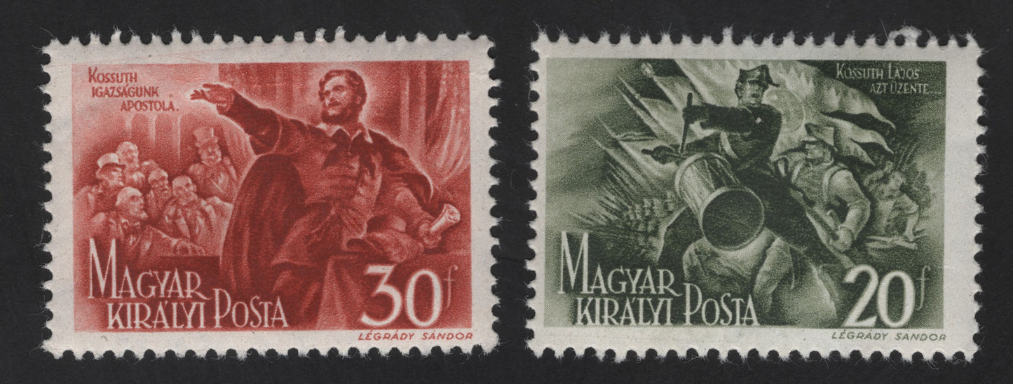 SCG13086 - Hungary 1944 – Kossuth Lajos Revolutionary Propaganda Set