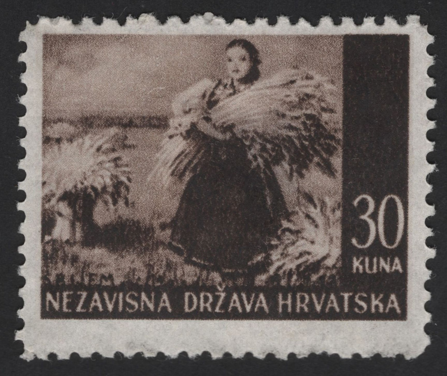 SCG13083 - Croatia (Independent State) 1943–1944 – Regional Views & Rural Life Definitive Set