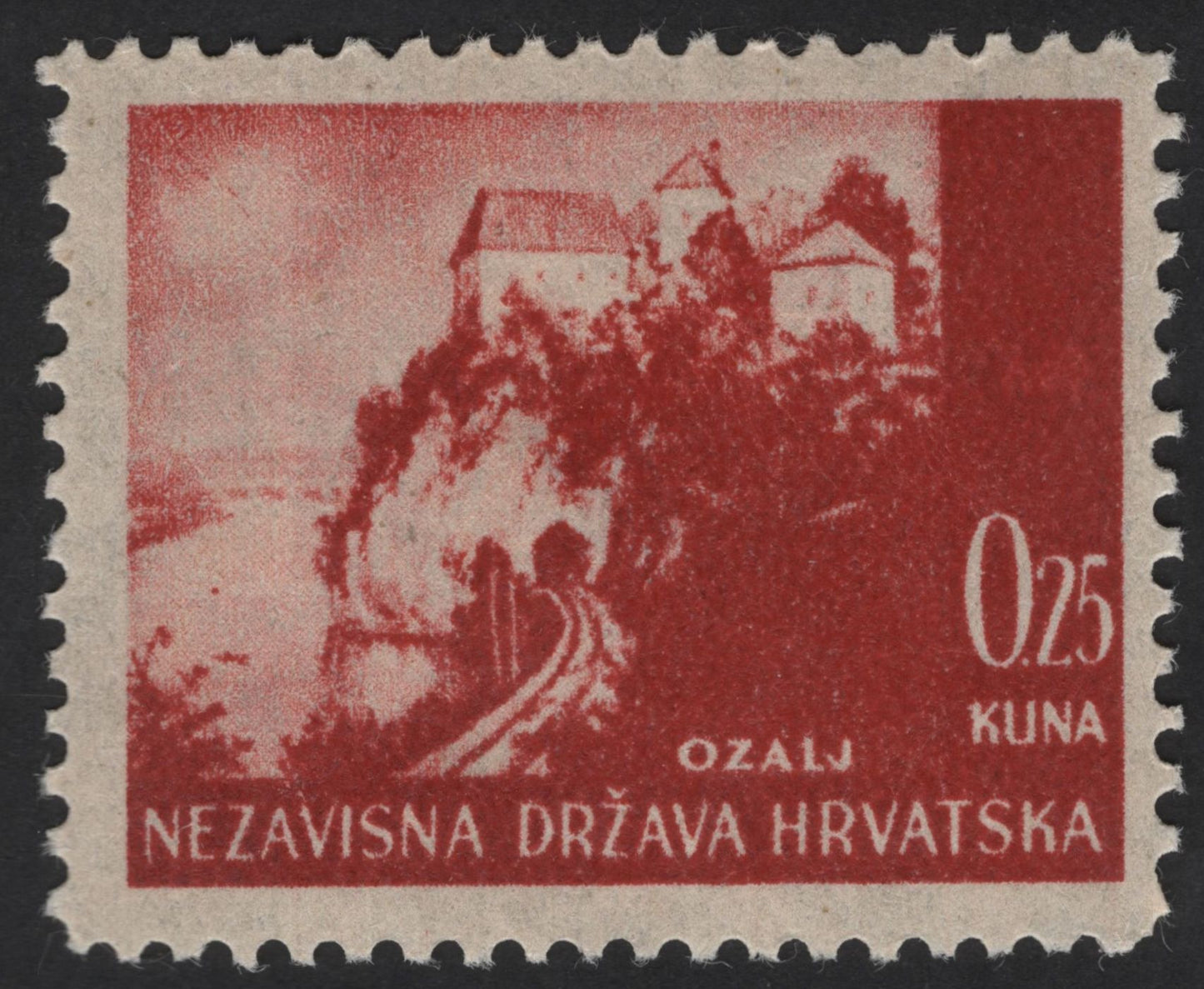 SCG13083 - Croatia (Independent State) 1943–1944 – Regional Views & Rural Life Definitive Set