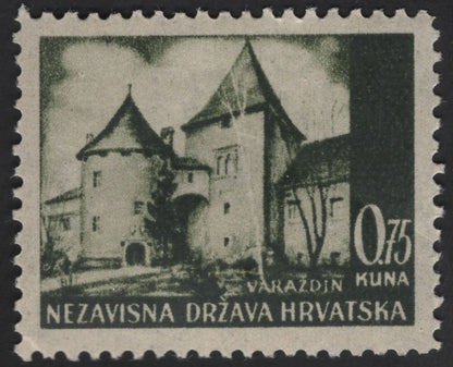 SCG13083 - Croatia (Independent State) 1943–1944 – Regional Views & Rural Life Definitive Set