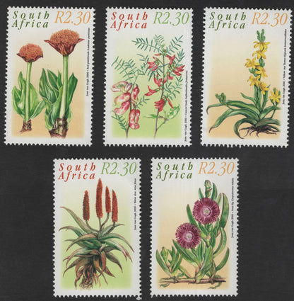 SCG11858 - South Africa 2000 Indigenous Wildflowers Definitive Set (R2.30 Values)