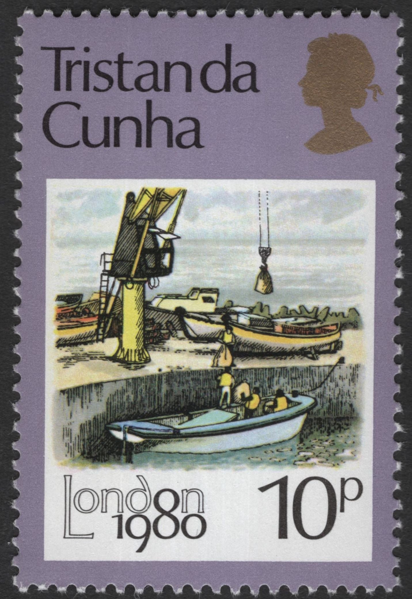 SCG11860 - Tristan da Cunha 1980 – Island Life and Economic Activities (Set of 5)