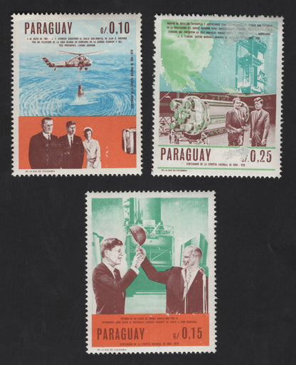 SCG13088 - Paraguay 1961–1962 Space Exploration & JFK Commemorative Set