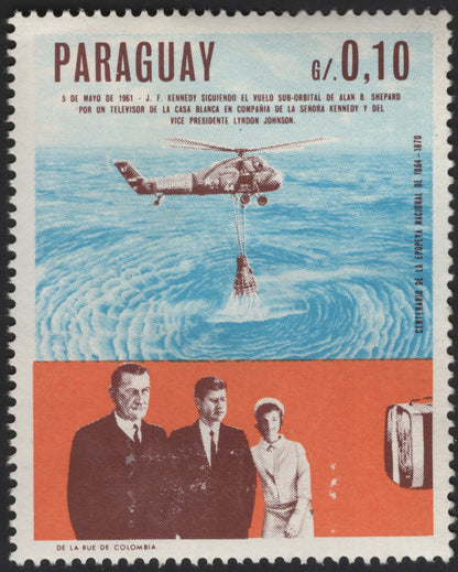 SCG13088 - Paraguay 1961–1962 Space Exploration & JFK Commemorative Set