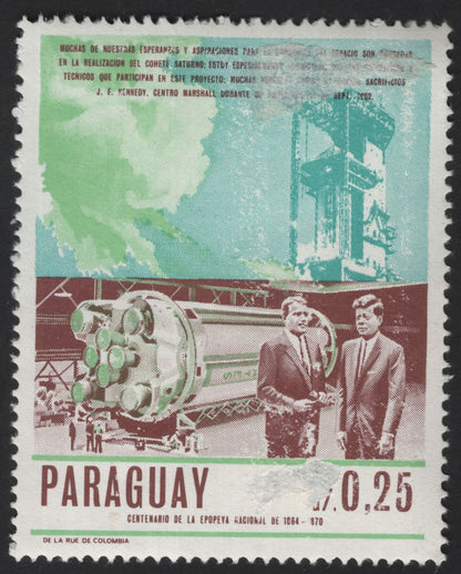 SCG13088 - Paraguay 1961–1962 Space Exploration & JFK Commemorative Set